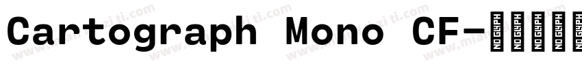 Cartograph Mono CF字体转换